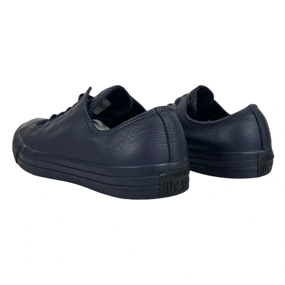 Converse Unisex Men 9.5 | Women 11.5 Chuck‎ Taylor Blue Leather Lo-Top Sneakers